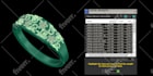 make a 3d jewelry design with optional rendered file