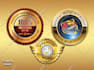 design award, digital, shield, web badge, seal and stamp