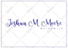 do luxury author logo or photography watermark