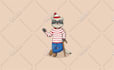 create an original animal mascot, not an ai generated one