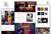 design your landing page or wordpress website with elementor pro