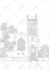 make a detailed building line drawing
