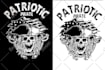 create edgy skull illustration tshirt design, logo design