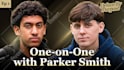 design youtube thumbnail for interview or podcast channel