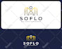 design luxury real estate and construction logo