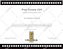 design completion, appreciation and achievement certificate