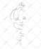 draw custom single line art illustration