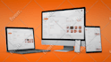 design saas website dashboard homepage design website wireframe website mockup
