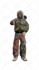 create creepy ps1 ps2 psx low poly 3d horror character rig and animation