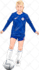 design sport player into vector, illustration ,cartoon football