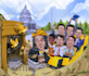 draw digital caricature portraits from photos