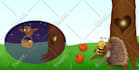 create a cute detailed cartoon animal character or illustration