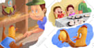 hand illustrate childrens book illustration