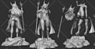 sculpt high quality 3d models,characters,statues for 3d printing rendering