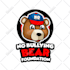 do amazing mascot cartoon logo from your picture