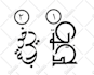 beautifully design arabic logo and arabic calligraphy name