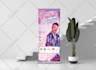 design roll up banner, retractable banner, pull up banner in 24 hours