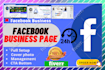 design impressive facebook business page creation, setup etc