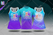 design sublimation jersey mockup and print ready pattern