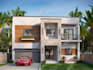 create 3d design and exterior rendering of architecture