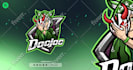 design awesome mascot logo anime character for twitch, youtube