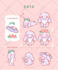 do cute vector illustration custom size as requested