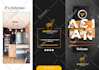 do unique chalkboard menu, flyer, poster designs, stand out with custom artwork