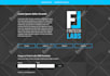 design HTML landing page with responsive