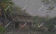 create cozy rain ambience video with nature sound, relaxing rain video
