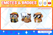 create custom twitch emotes, kick, youtube, discord emoji, and sub badges