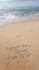 write your message on the beach sand original since 2013