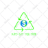professional logo modern, animal, colorful for brand