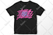 do custom illustration and typography t shirt design