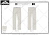 create technical sketch and tech pack for clothing brand
