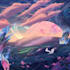 create anime illustration or lofi art