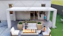 render 3d home exterior elevation interior house walkthrough