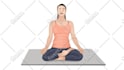 draw custom yoga exercise workouts  illustrations from image
