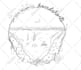 draw simple cartoon line art illustration