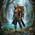 do dnd fantasy sci fi character or landscape illustration
