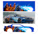 do awesome gaming, cartoon logo for youtube, twitch, kick