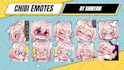 create custom anime chibi for twitch discord emotes and sub badges