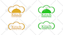design creative flat minimalist business or music logo