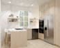 do kitchen interior design and home interior rendering