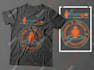 create vintage, distressed, and surf tshirt design