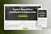 develop construction company website using wordpress