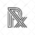 design futuristic luxury, monogram, text, initial letter logo