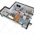 create 2d, 3d floor plan 3d renderings
