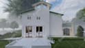 render 3d home exterior elevation interior house walkthrough