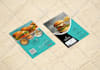 design modern flyer, brochure, restaurent menu, postcard, leaflet