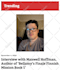 do an author interview and promote your book on a news website
